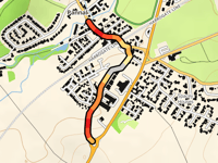 Thirkill Drive via Station Road