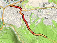 Tiefenbronner Strasse von Pforzheim