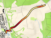 Tiefenthaler Rangen z Creussen przez Creussener Berg