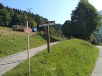 Tioulevé von Aiguebelle über Route du Replat