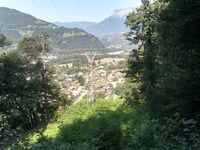 Tioulevé von Aiguebelle über Route du Replat