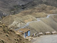 Tizi n’Tichka von Zerkten über Taddart
