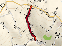 Tizzana über Via delle Piastre