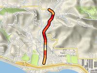 Toro Canyon Road from Via Real