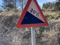 Tossal d'Espinós von Barranc dels Dubots