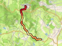 Toulx-Sainte-Croix via Le Mont