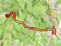 Tour de Brison z Largentière