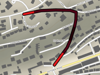 Townstal Hill via Vicarage Hill