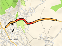 Traunsteiner Strasse vanuit Bad Endorf