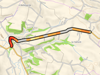 Traversée de Tournecoupe przez Route de Toulouse