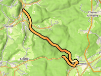 Trou du Loup über Route de Bomal