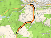 Tübinger Strasse von Waldenbuch