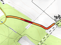 Tunnelweg von Osnabrücker Strasse