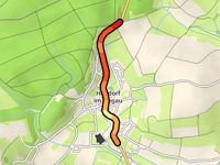 Tuttlinger Strasse da Heudorf im Hegau
