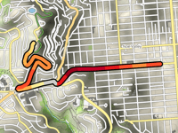 Twin Peaks via Clipper Street