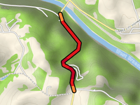 Tyrone Pike Climb z West Branch Susquehanna River
