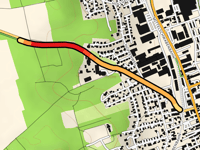 Ulmer Strasse vanuit Krumach