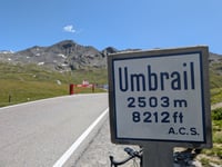Umbrailpass from Bormio