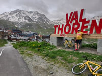 Val Thorens von Les Menuires über Piste Cyclable