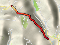 Valencia School Road from Valencia Creek