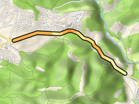 Avenue des Golfs from Agay