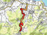 Valico Colle Reciso von Portoferraio