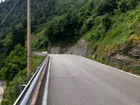 Valico della Frica von Calceranica al Lago