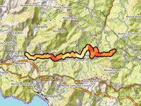 Valico della Mola von Casarza Ligure