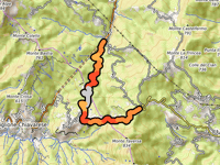 Valico della Mola via Colle di Velva