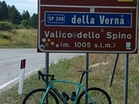 Valico dello Spino desde Pieve Santo Stefano