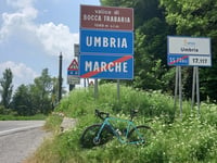 Valico di Bocca Trabaria from Borgo Pace