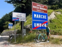 Valico di Bocca Trabaria vanuit San Giustino