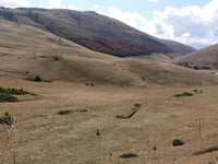 Valico di Forca Caruso from Castel di Ieri