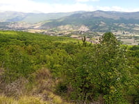 Valico di Forca Caruso from Castel di Ieri