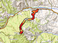 Valico di Monte Croccia via Calciano