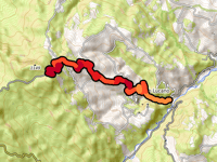 Valico di Monte Croccia via Oliveto Lucano