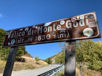 Valico di Monte Godi desde Anversa degli Abruzzi
