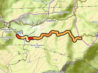 Valico di Monte Pollano from Passo del Bocco