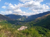 Valico di Olmo di Bobbi from Anversa degli Abruzzi