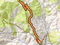 Valico di Sella Lata desde Corleto Perticara