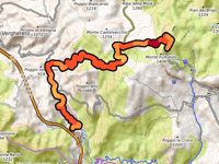 Valico Monte Fumaiolo przez Ville di Montecoronaro