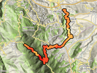 Valico San Giacomo von Case di Coccia