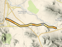 Valles de Ortega über Los Alares