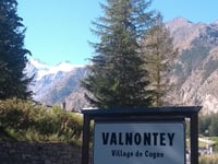 Valtontey desde Aymavilles