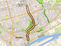 Vandtårnet på Hadsundvej via Rosenørnsgade