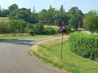 Via Borsano von San Lorenzo in Noceto