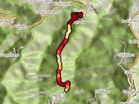 Via Canvella desde Lago Verde