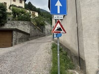 Via Castello from Bormio