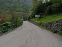 Via Centro über Spriana