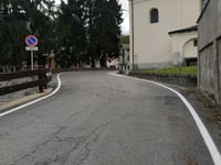 Via Centro über Spriana